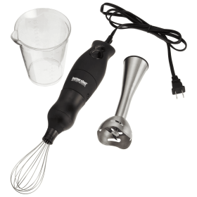 Better Chef 200W DualPro Immersion Blender Hand-Mixer with Cup and Beater Better Chef 200W DualPro Immersion Blender Hand-Mixer with Cup and Beater